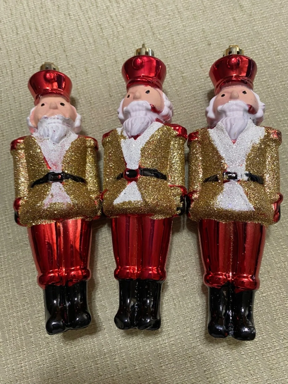 3 Nutcracker Traditional Ornaments